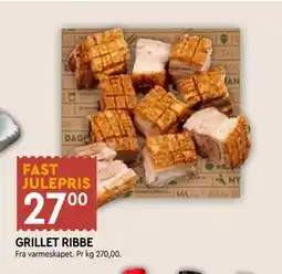 Coop Mega GRILLET RIBBE, NOK 27 tilbud