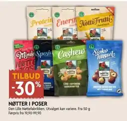 Coop Mega NØTTER I POSER tilbud