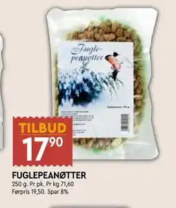 Coop Mega FUGLEPEANØTTER, NOK 17.9 tilbud