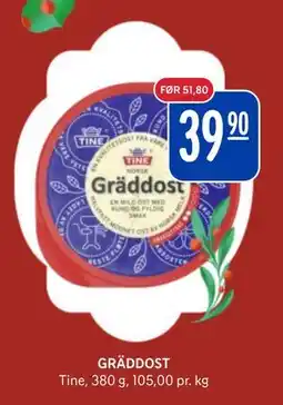 Rema 1000 GRÄDDOST, NOK 39.9 tilbud