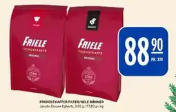 Rema 1000 FROKOSTKAFFER FILTER/HELE BØNNER, NOK 88.9 tilbud