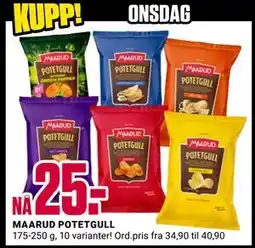 Europris MAARUD POTETGULL, NOK 25 tilbud