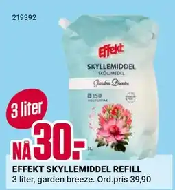 Europris EFFEKT SKYLLEMIDDEL REFILL, NOK 30 tilbud