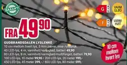 Europris GUDBRANDSDALEN LYSLENKE tilbud