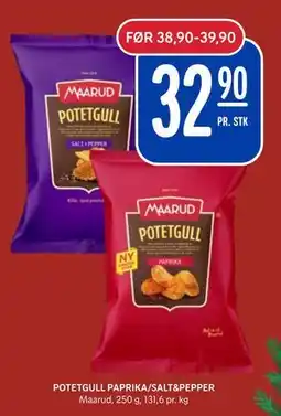 Rema 1000 POTETGULL PAPRIKA/SALT&PEPPER, NOK 32.9 tilbud