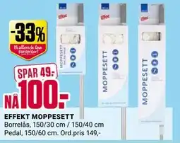 Europris EFFEKT MOPPESETT, NOK 100 tilbud