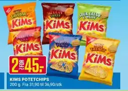 Europris KIMS POTETCHIPS, NOK 45 tilbud