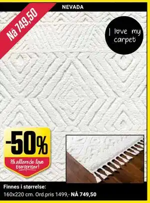 Europris NEVADA, NOK 749.5 tilbud