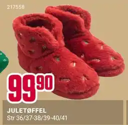 Europris JULETØFFEL, NOK 99.9 tilbud