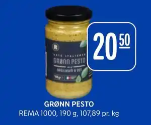 GRØNN PESTO, NOK 20.5