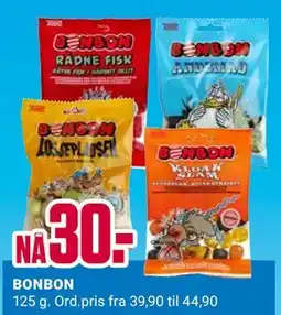 Europris BONBON, NOK 30 tilbud