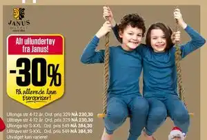 Europris Alt ullundertøy fra Janus! tilbud