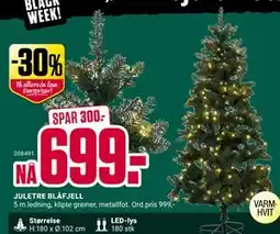 Europris JULETRE BLÅFJELL, NOK 699 tilbud