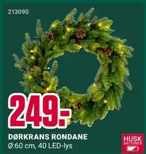 Europris DØRKRANS RONDANE, NOK 249 tilbud