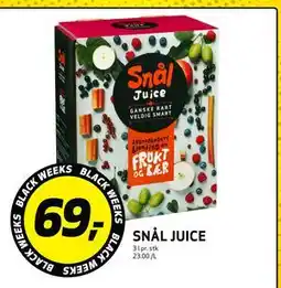 Bunnpris SNÅL JUICE, NOK 69 tilbud