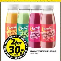 Bunnpris UTVALGTE SMOOTHIES BENDIT, NOK 30 tilbud