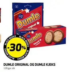 Bunnpris Dumle Original og Dumle Kjeks tilbud