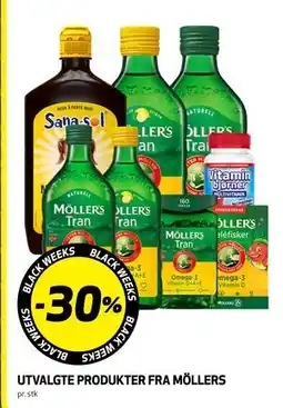 Bunnpris UTVALGTE PRODUKTER FRA MÖLLERS tilbud