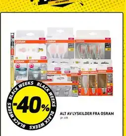 Bunnpris ALTAV LYSKILDER FRA OSRAM tilbud