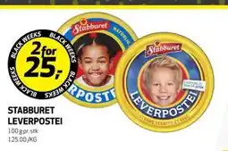 Bunnpris Stabburet Leverpostei, NOK 25 tilbud