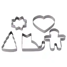 IKEA Vinterfint Kakeformer, sett 5 stk., flere former rustfritt stål tilbud