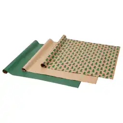 IKEA Vinterfint Gavepapir, flere mønstre grønn/brun, 3x0.7 m/2.10 m² tilbud