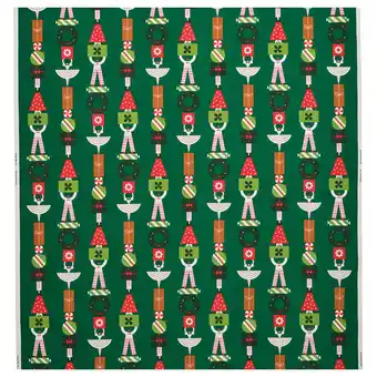 IKEA Vinterfint Metervare, julemotiv grønn, 150x300 cm tilbud