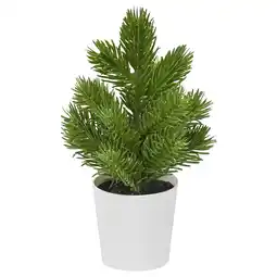 IKEA Vinterfint Kunstig potteplante, inne/ute juletre/grønn, 6 cm tilbud