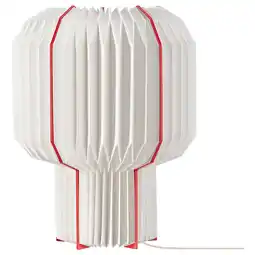 IKEA StrÅla Bordlampe, hvit/rød tilbud