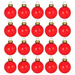 IKEA Vinterfint Juletrepynt, kule glass/rød, 3.5 cm tilbud