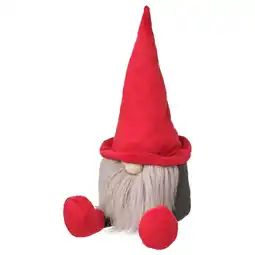 IKEA Vinterfint Dekorasjon, julenisse sittende/rød, 30 cm tilbud