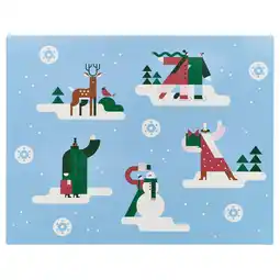 IKEA Vinterfint Kuvertbrikke, vinter blå, 45x35 cm tilbud