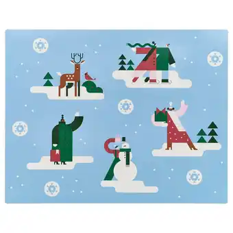 IKEA Vinterfint Kuvertbrikke, vinter blå, 45x35 cm tilbud