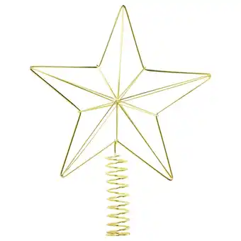 IKEA Vinterfint Toppstjerne, gullfarget, 25 cm tilbud