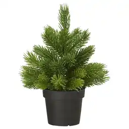 IKEA Vinterfint Kunstig potteplante, inne/ute juletre/grønn, 9 cm tilbud