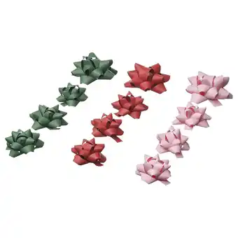 IKEA Vinterfint Rosetter, 12 stk., flere farger/flere størrelser tilbud