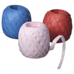 IKEA Vinterfint Sløyfebånd, rosa/rød/blå, 20 m tilbud