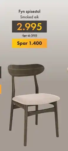 Fagmøbler Fyn spisestol, NOK 2995 tilbud