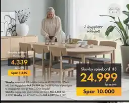 Fagmøbler Skvovby spisestol 97, NOK 4339 tilbud