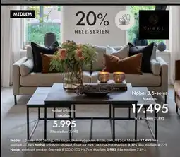 Fagmøbler Nobel sofabord, NOK 7495, Medlemspris tilbud