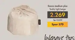 Fagmøbler Sacco medium plus, NOK 2269 tilbud