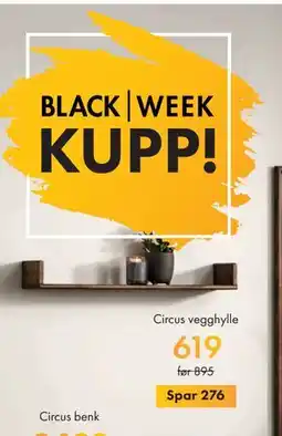 Fagmøbler Circus vegghylle, NOK 619 tilbud