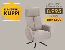 Fagmøbler Jesper recliner, NOK 8995 tilbud
