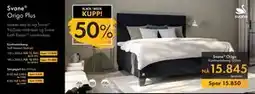 Fagmøbler Svane. Origo. Kontinentalseng 150cm tilbud