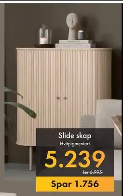 Fagmøbler Slide skap, NOK 5239 tilbud