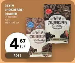 Scandinavian Park REXIM CHOKOLADEDRÅBER, EUR 4.67 tilbud