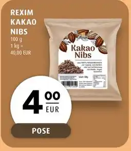 Scandinavian Park REXIM KAKAO NIBS, EUR 4 tilbud