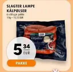 Scandinavian Park SLAGTER LAMPE KÅLPØLSER, EUR 5.34 tilbud