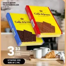Scandinavian Park GALLE & JESSEN PÅLÆGSCHOKOLADE, EUR 3.33 tilbud