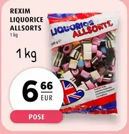 Scandinavian Park REXIM LIQUORICE ALLSORTS, EUR 6.66 tilbud